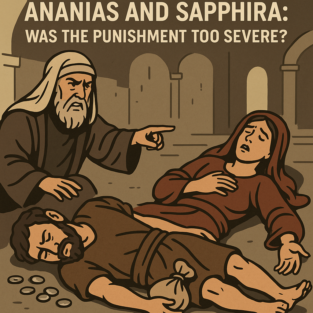 Ananias and Sapphira – Punishment Too Severe?